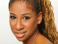 Feed-In Cornrows - Starburst Mohawk - Front Left Side View Braids by Thebraidguru.com