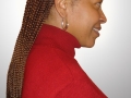2 layer Feed-In cornrows - Right Side View - Braids by Thebraidguru.com